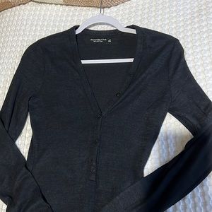 NWT soft and cozy black bodysuit from abercrombie